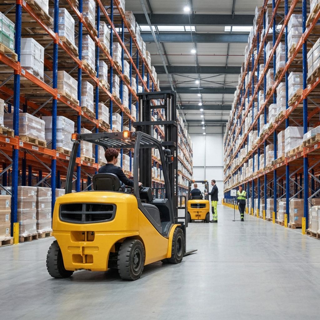 Staplerfahrer-Ausbildung in Betriebe und Unternehmen